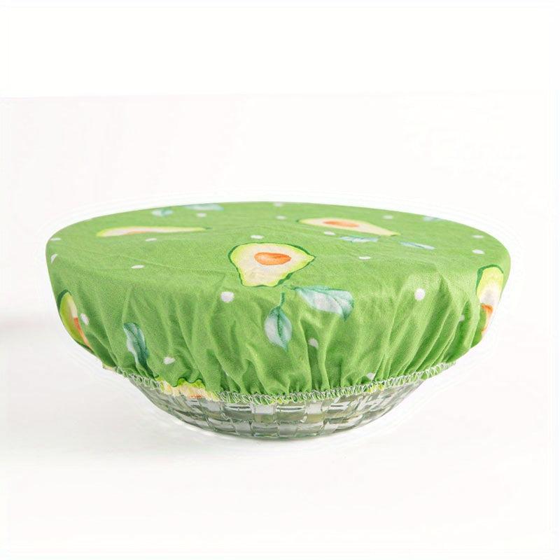 3pcs Elastic Bowl Covers Stretch Wrap Food Storage Cover