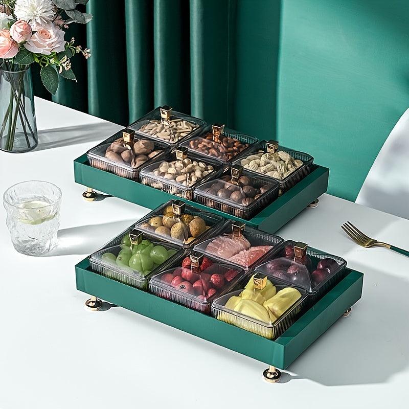 Candy Servers Tray Fruit Plate Living Room Tea Table Storage Box
