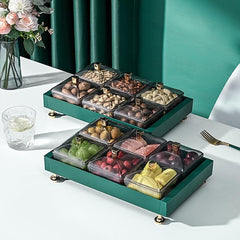 Candy Servers Tray Fruit Plate Living Room Tea Table Storage Box