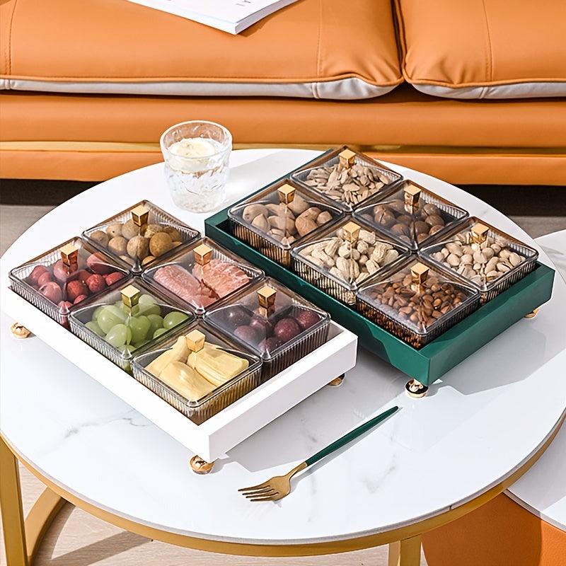 Candy Servers Tray Fruit Plate Living Room Tea Table Storage Box
