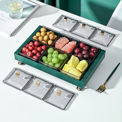Candy Servers Tray Fruit Plate Living Room Tea Table Storage Box