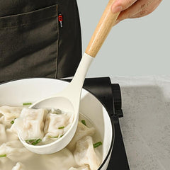 Non Stick Kitchen Utensils Set - Spatula Tong Ladle Turner for Cooking Baking