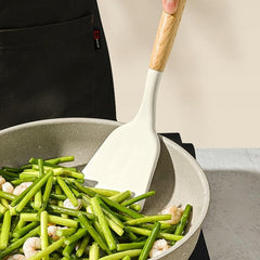 Non Stick Kitchen Utensils Set - Spatula Tong Ladle Turner for Cooking Baking