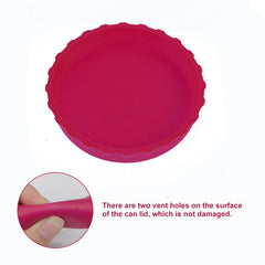 6pcs Silicone Can Lids Sealing Cover Leakproof Soda Water Caps