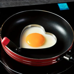 4pcs Stainless Steel Omelet Mold Fried Egg Shaper