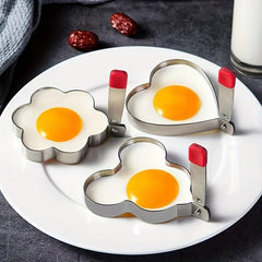 4pcs Stainless Steel Omelet Mold Fried Egg Shaper