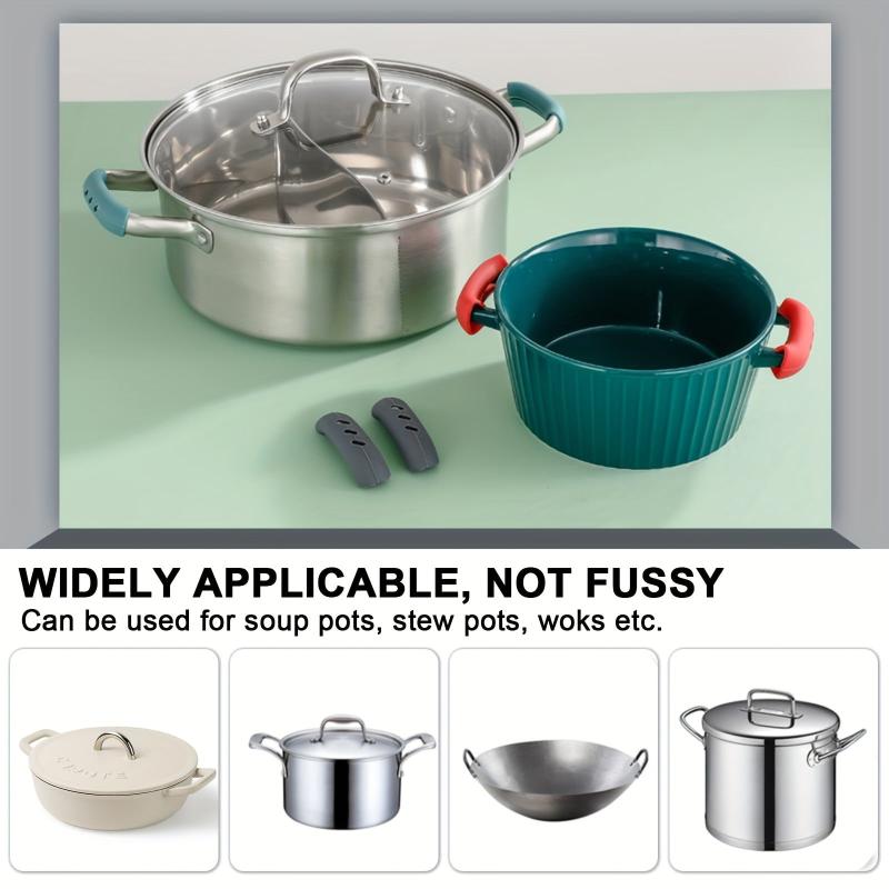 Silicone Pot Handle Covers - Heat Resistant & Anti-Scalding