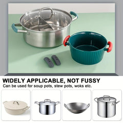 Silicone Pot Handle Covers - Heat Resistant & Anti-Scalding
