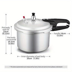 DOUBLE HAPPINESS Pressure Cooker Aluminum Fast Cooking Pot For Soup Meat Rice