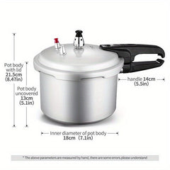 DOUBLE HAPPINESS Pressure Cooker Aluminum Fast Cooking Pot For Soup Meat Rice
