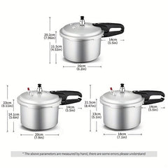 DOUBLE HAPPINESS Pressure Cooker Aluminum Fast Cooking Pot For Soup Meat Rice