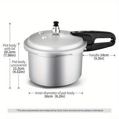 DOUBLE HAPPINESS Pressure Cooker Aluminum Fast Cooking Pot For Soup Meat Rice