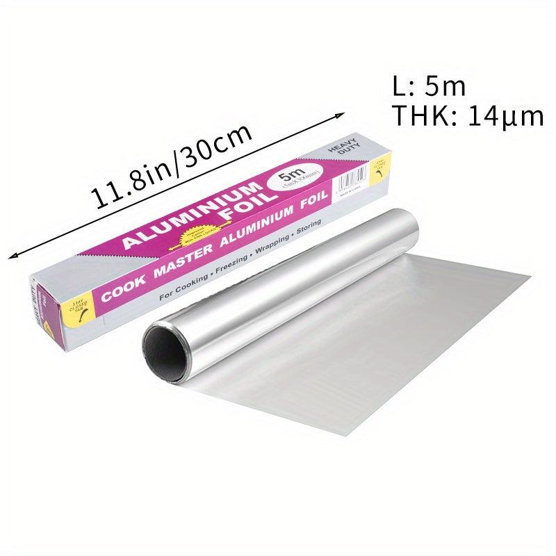 3 Rolls Aluminum Foil Sheets Heavy Duty Tin Foil Cooking