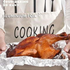 3 Rolls Aluminum Foil Sheets Heavy Duty Tin Foil Cooking