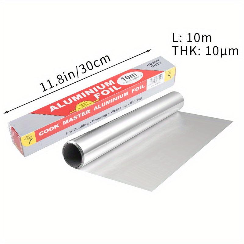 3 Rolls Aluminum Foil Sheets Heavy Duty Tin Foil Cooking