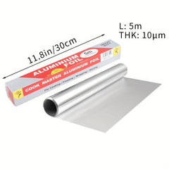 3 Rolls Aluminum Foil Sheets Heavy Duty Tin Foil Cooking