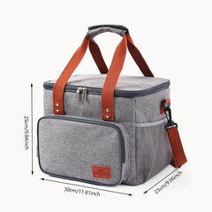 16L Insulation Cooler Bag Waterproof Leakproof Outdoor Tote Bag