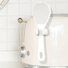 Wall Mounted Rice Paddle Rack - Convenient Kitchen Storage