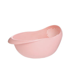 Kitchen Drain Basket Rice Washing Sieve Rice Strainer Vegetable Bowl Drainer