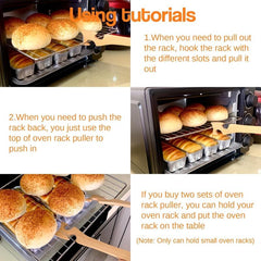 Beech Wood Baking Oven Rack Push Pull Stick