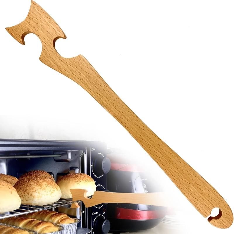 Beech Wood Baking Oven Rack Push Pull Stick