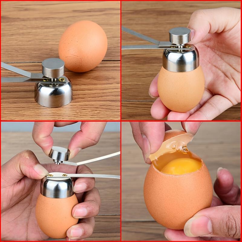 Stainless Steel Egg Shell Opener with Separator