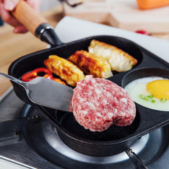3-Hole Egg Pan Nonstick Frying Pan for Gas Stove