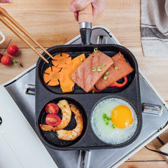 3-Hole Egg Pan Nonstick Frying Pan for Gas Stove