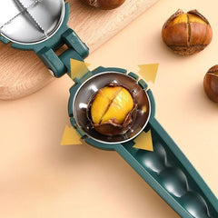 Stainless Steel Pecan Nut Cracker 2 In 1 Walnut Clip Opener Cutter