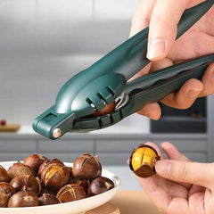 Stainless Steel Pecan Nut Cracker 2 In 1 Walnut Clip Opener Cutter