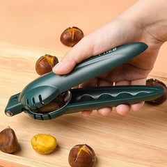 Stainless Steel Pecan Nut Cracker 2 In 1 Walnut Clip Opener Cutter