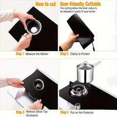 3pcs Non Stick Gas Stove Top Protectors