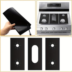 3pcs Non Stick Gas Stove Top Protectors