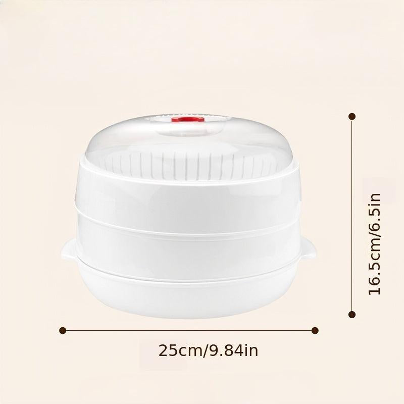 Microwave Steamer Vegetables Steamer Bowl Heating Steamer Basket