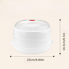 Microwave Steamer Vegetables Steamer Bowl Heating Steamer Basket