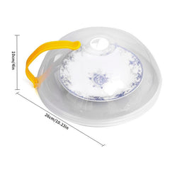 4PCS Microwave Food Anti-Sputtering Lid Heat Resistant With Handle