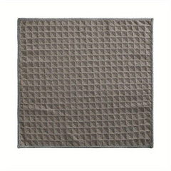4pcs Waffle Square Plaid Dish Cloths - Soft & Quick Dry Kitchen Cleaning Rags