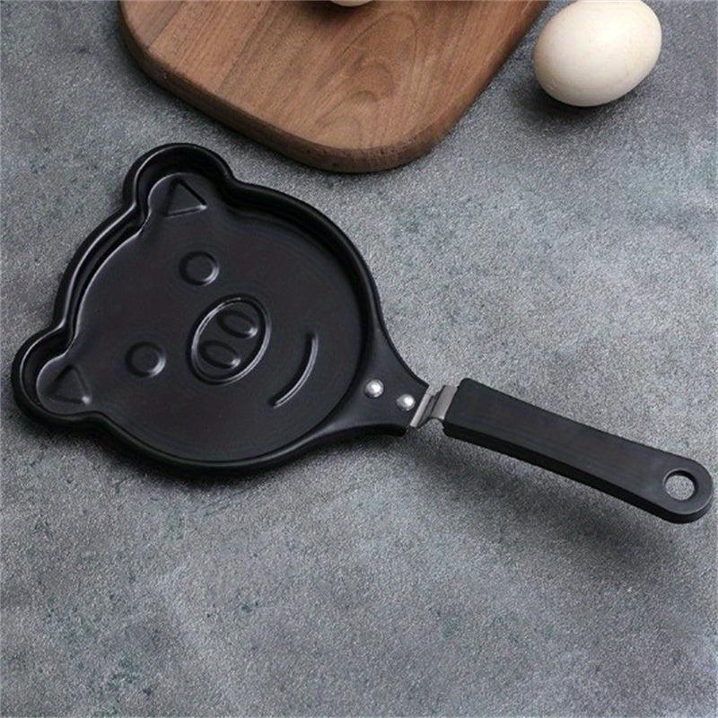 Cartoon Animals Frying Pan 13.0cm Stainless Steel Skillet Mini Egg Fry Pan