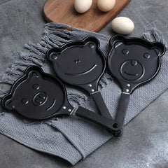 Cartoon Animals Frying Pan 13.0cm Stainless Steel Skillet Mini Egg Fry Pan