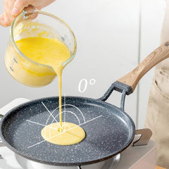 Nonstick Omelet Pancake Pan - Fry Eggs & Pancakes Quickly
