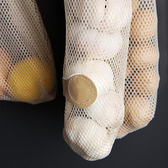 Hangable Fruit/Vegetable Storage Mesh Bag, Breathable Garlic/Onion Hanging Bag
