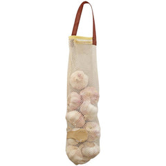 Hangable Fruit/Vegetable Storage Mesh Bag, Breathable Garlic/Onion Hanging Bag