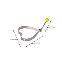 Egg Mold Stainless Steel Omelette Frying Mold Love Flower Star Shape Pancake