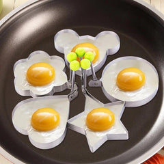 Egg Mold Stainless Steel Omelette Frying Mold Love Flower Star Shape Pancake