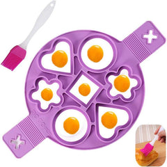 1pc 7 Holes Egg Omelettes Maker Mold Nonstick Silicone Pancake Mould