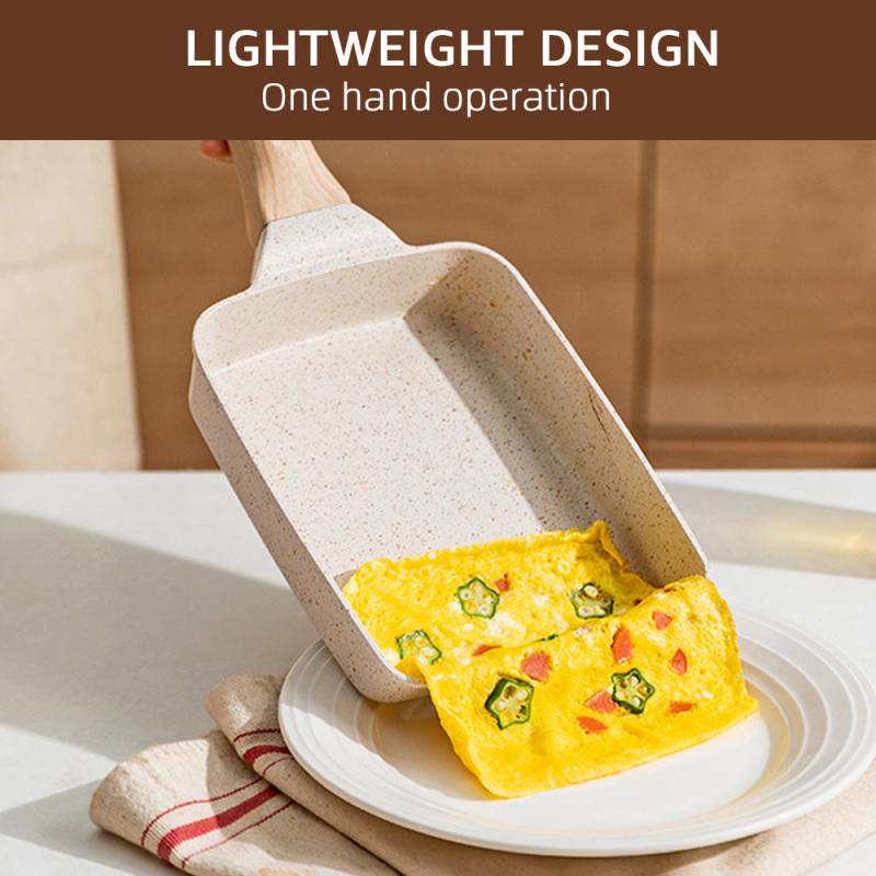Japanese Tamagoyaki Egg Pan 14.99cmx17 Cast Iron Rectangle Small Frying Pan