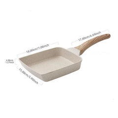 Japanese Tamagoyaki Egg Pan 14.99cmx17 Cast Iron Rectangle Small Frying Pan