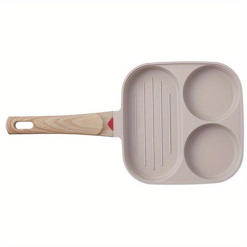 Non Stick Egg Frying Pan 2 4 Holes Pancake Mini Pancakes Fried Egg Burger Pan