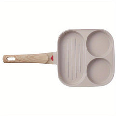 Non Stick Egg Frying Pan 2 4 Holes Pancake Mini Pancakes Fried Egg Burger Pan