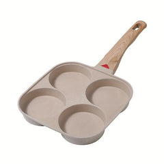 Non Stick Egg Frying Pan 2 4 Holes Pancake Mini Pancakes Fried Egg Burger Pan